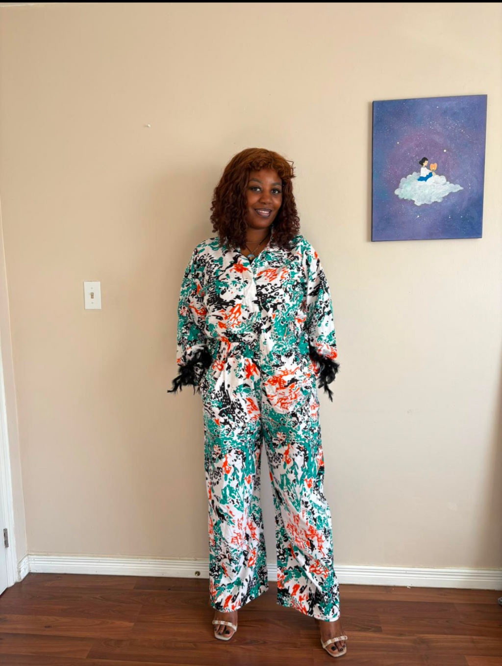 Adire Crepe Two Piece Set