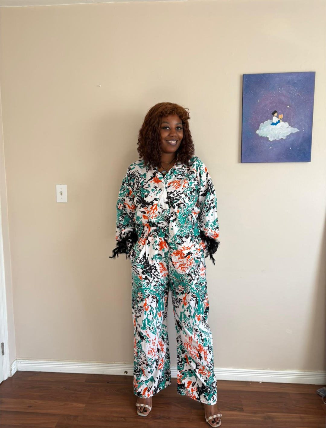 Adire Crepe Two Piece Set