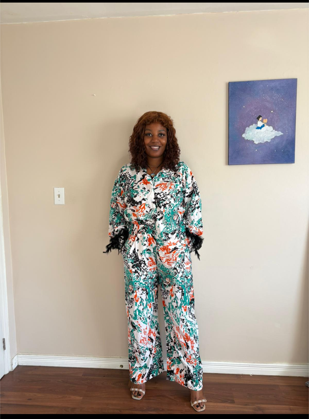 Adire Crepe Two Piece Set